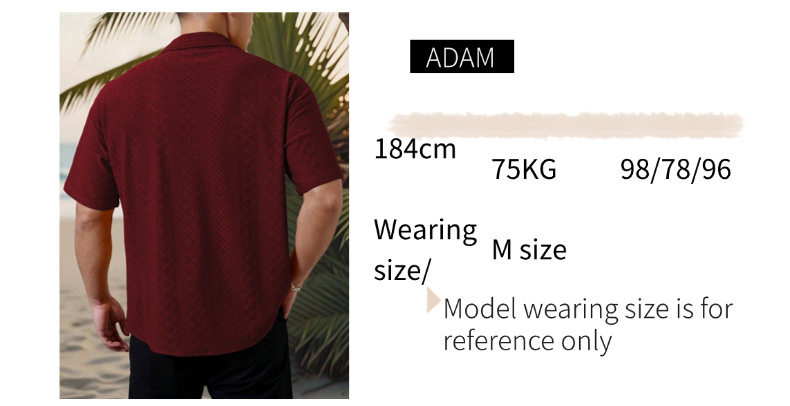 Men's Summer Casual Shirt Short Sleeve Lightweight Button Up Top_voghion.com