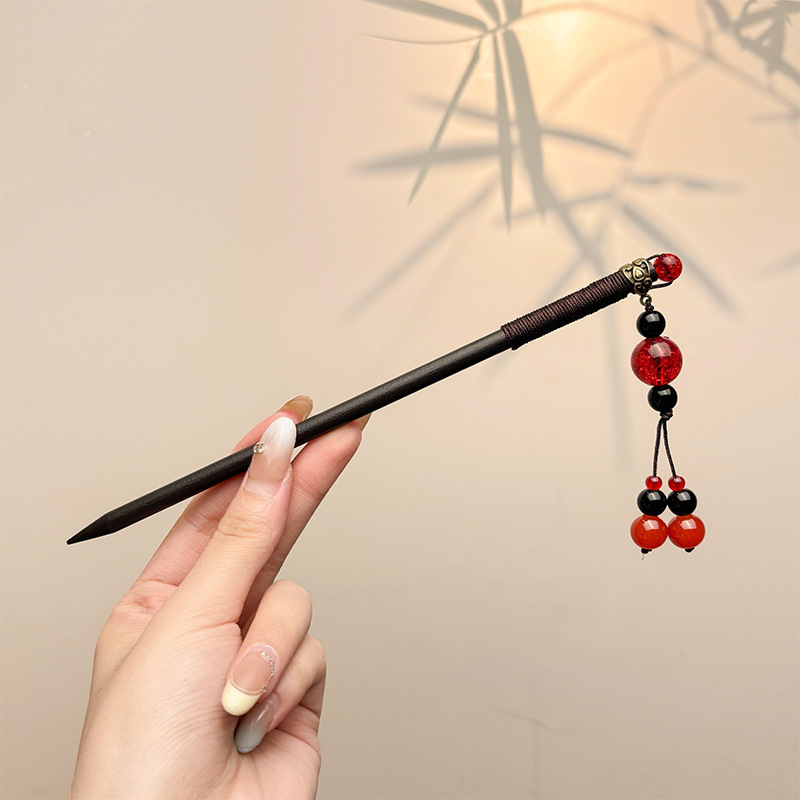 古风西湖会发光的宫灯发簪女金属灯笼发髻凉亭盘发簪子中秋节头饰|undefined
