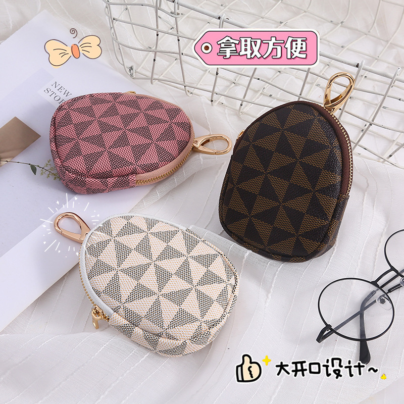 Coin Purse Mini Fashion Wallet Women's Short Small Clutch High-end Sense Handbag with Key Bag Card Bag Coin Bag