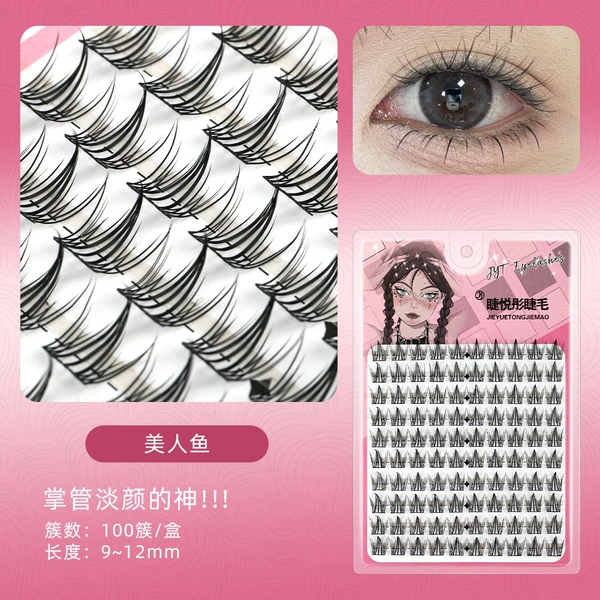 100 mermaid eyelashes