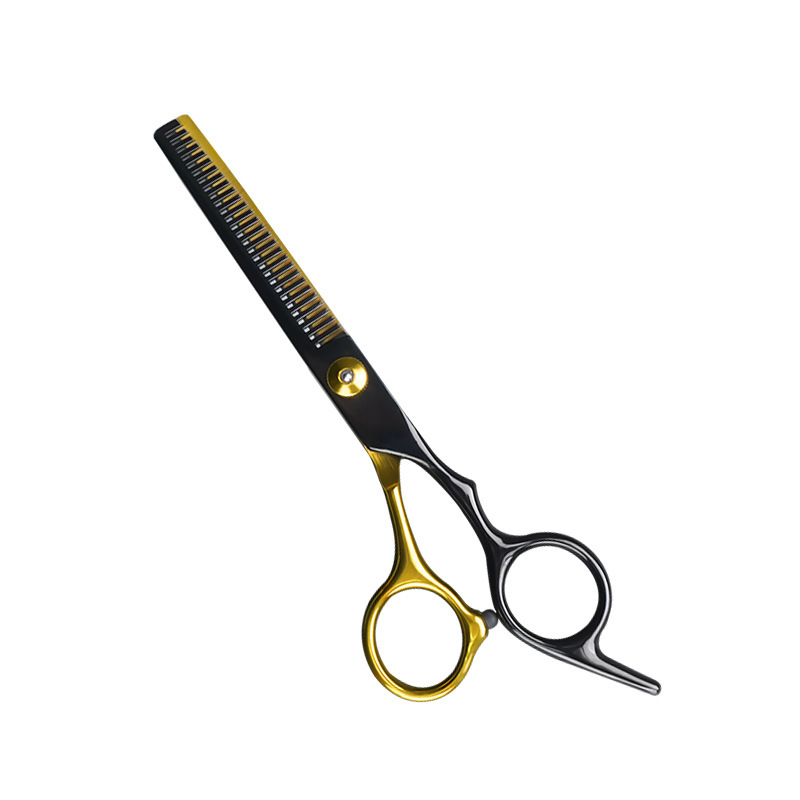 Tijeras para el cabello Tijeras para el cabello Tornillo blanco de 6 pulgadas Tijeras planas Tijeras para dientes Niños adultos para el hogar Tijeras para el cabello