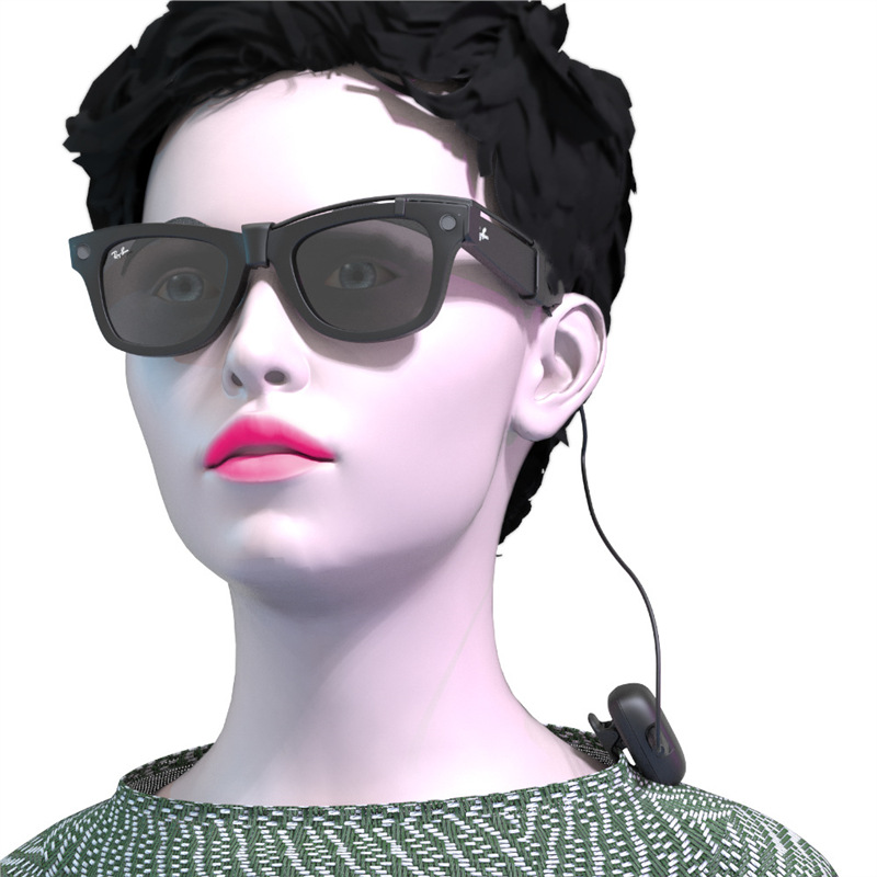 Ray-Ban/Meta Vimi-01 AI ko'zoynaklari uchun maxsus bitta/ikki batareyali model (AI ko'zoynaklar to'plamga kiritilmagan)