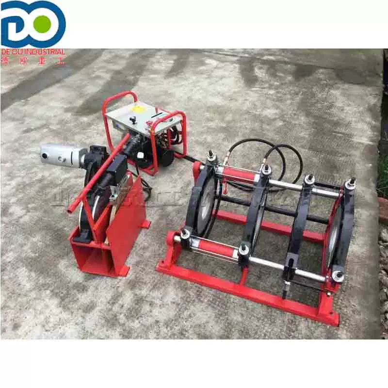 63-160型热熔对接焊机  PVDF材质管件对焊机 电动PP管焊接设备