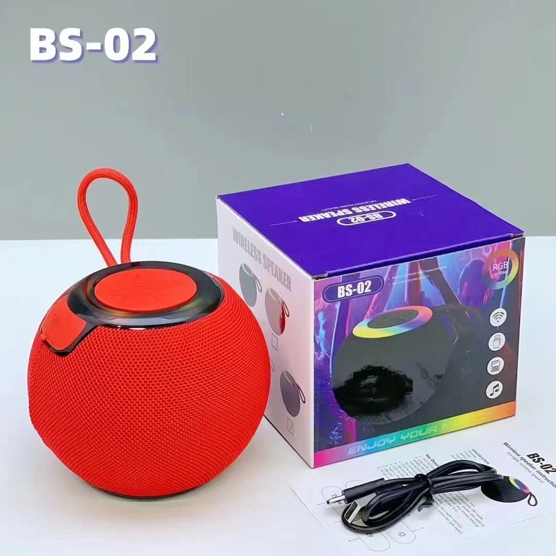 BS-02 ワイヤレス Bluetooth スピーカー屋外ポータブルミニスピーカーポータブルカードサブウーファー Bluetooth スピーカー|undefined