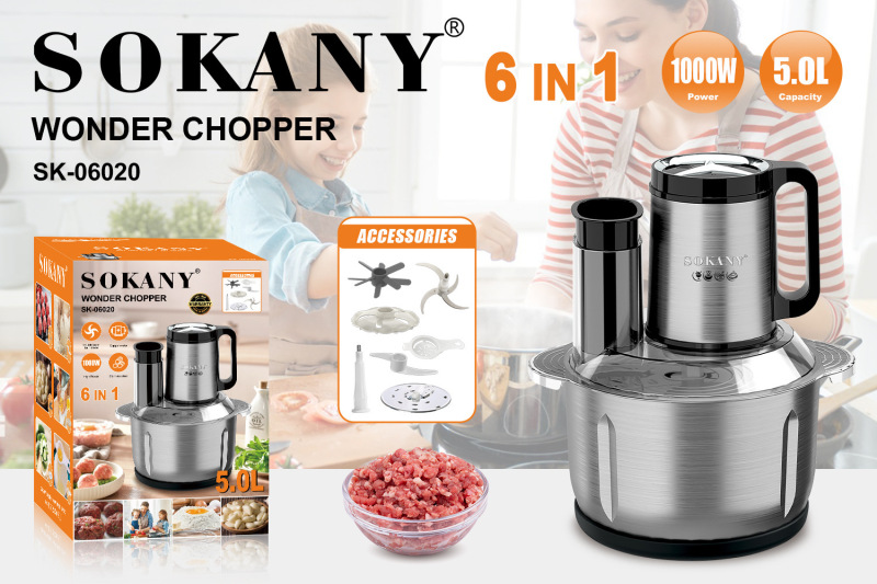 輸出SOKANY06020ウインチ家庭用5L野菜切り器千切り攪拌料理機多機能ウインチ|undefined