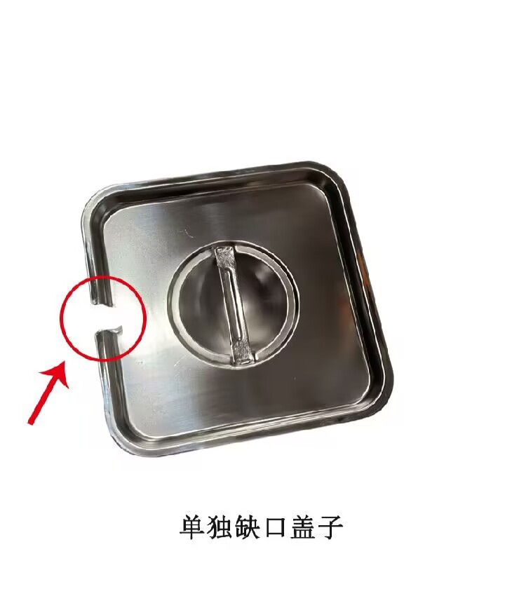 Jarra de condimento de acero inoxidable con tapa de cocina cuenca de cerdo barril cuadrado caja de condimento de almacenamiento comercial condimento tarro