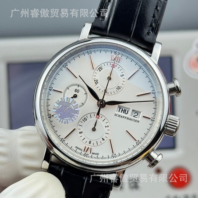 Wanjiapu 7 Portofino Series Fashionable Casual High-Quality Stainless Steel Chronograph Multifunctional Men's Mechanical Watch Wanjiapu 7 Portofino Series Fashionable Casual High-Quality Stainless Steel Chronograph Multifunctional Men's Mechanical Watch