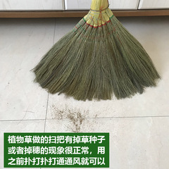 Bulk soft bristle broom fan grass broom fan grass broom cog grass broom all-in-one wooden handle broom large broom