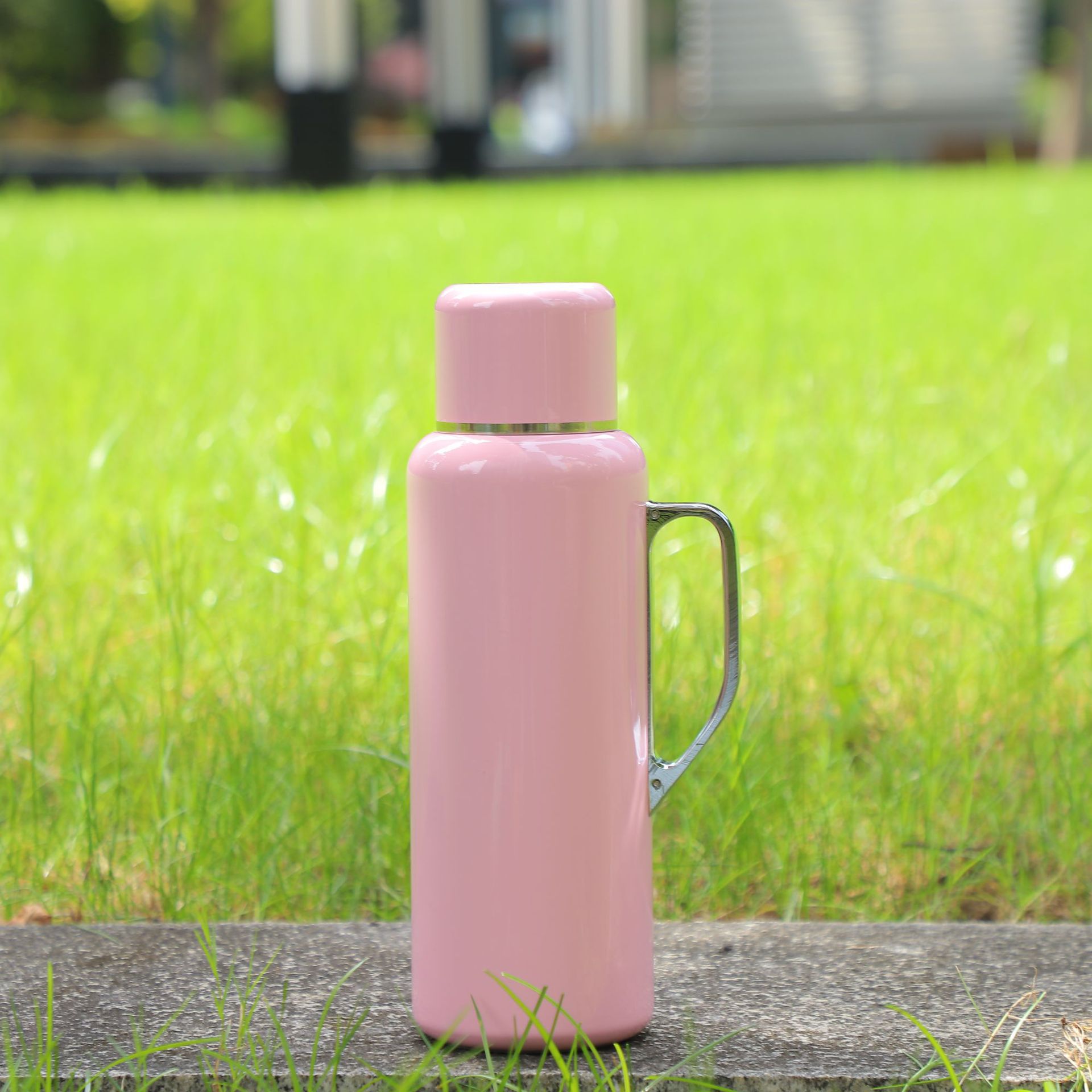 750ML 기계식 온도 표시 연핑크