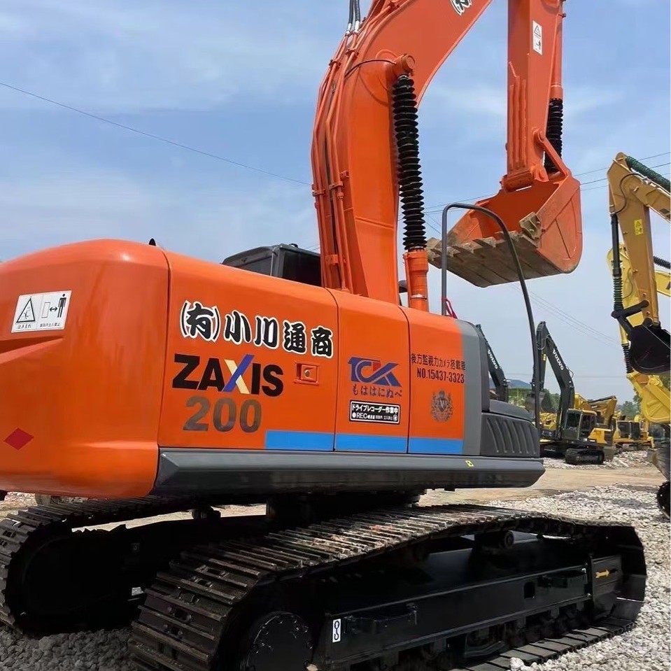 Exportaciones nacionales y extranjeras originales Hitachi 200 210 220 240 excavadoras de gran tamaño Shanghai línea especial de comercio exterior