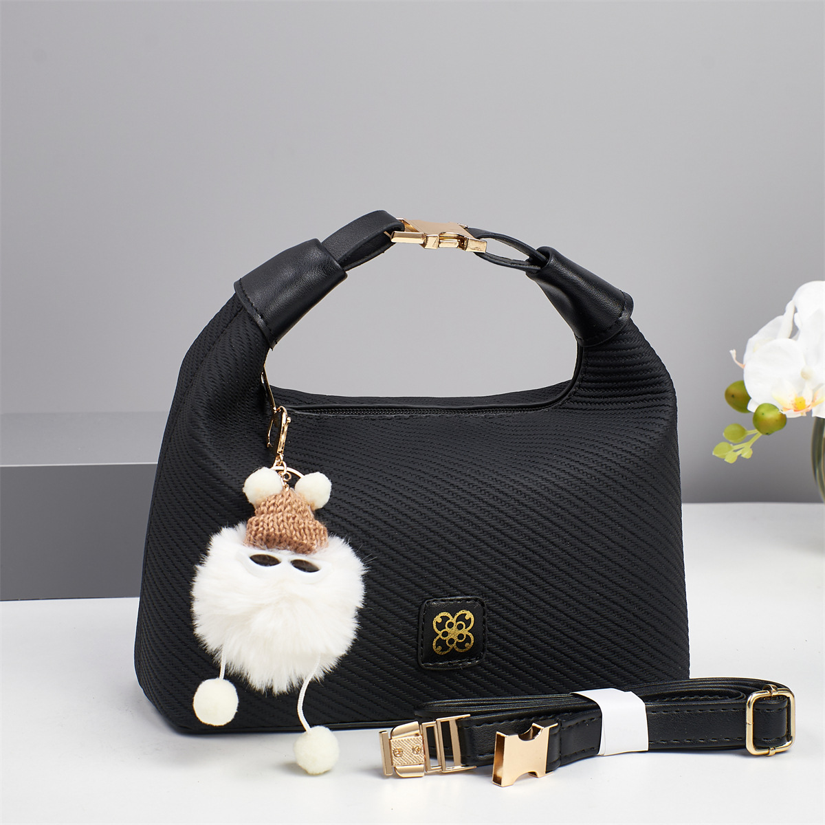 Bolso bolso lindo bolso de hombro colgante bolso de mujer de textura de color sólido bolso de mensajero de alta calidad de comercio exterior bags