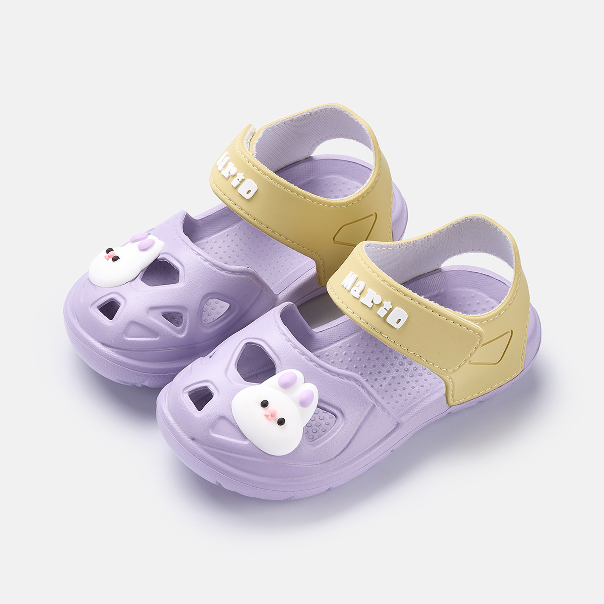 Happy Mary sandalias de verano para niños zapatos de agujero para niños niñas sandalias de Punta cerrada niños sandalias de agujero zapatos de playa image 11