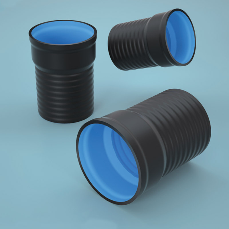 公元永高HDPE三层壁复合增强管聚乙烯三层壁波纹新型管材排水排污