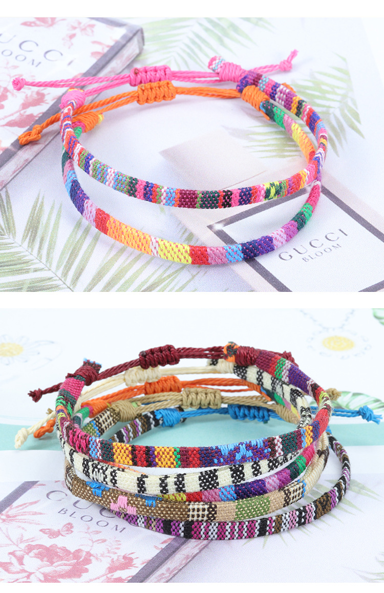 Casual Geometric Cloth Braid Unisex Anklet 1 Piece