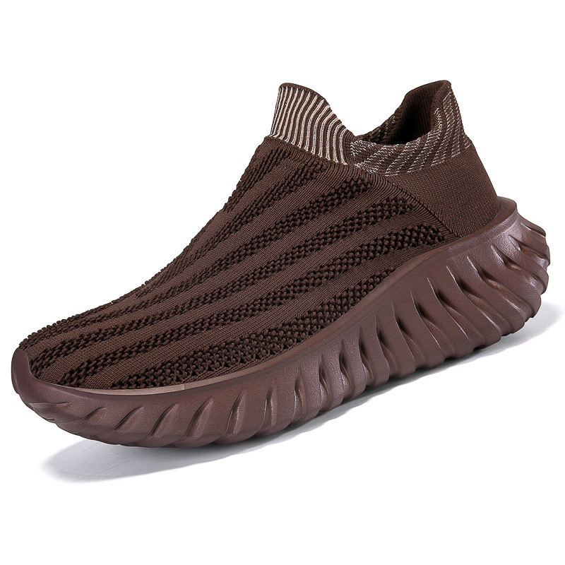 Breathable Mesh Casual Shoes for Men, New Summer Style Slip-On Loafers, Large Size Sneakers
