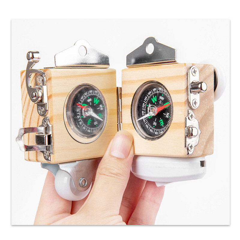 Transfronterizo tablero ocupado Montessori Rompecabezas para niños de 2 años de edad 3 Caja de educación temprana Ayudas de enseñanza Montessori caja de bloqueo de bloque ocupado Juguetes