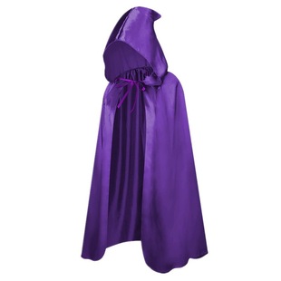 New Pointed Hat Thin Unisex Cloak Short Halloween Vampire Dress-up Cosplay Cape Costume
