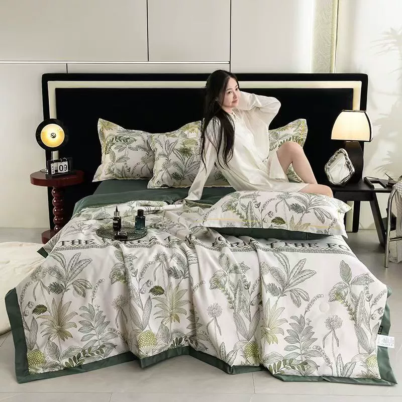 Летний ледяной шелк летом прохладный кондиционер одеяло легкий и роскошный