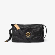 黑石包经典植鞣绵羊皮大容量单肩斜挎软包通勤包箭头包