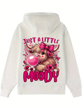 跨境外贸欧美加绒卫衣素色大码印花女式连帽开衫拉链男女秋冬卫衣