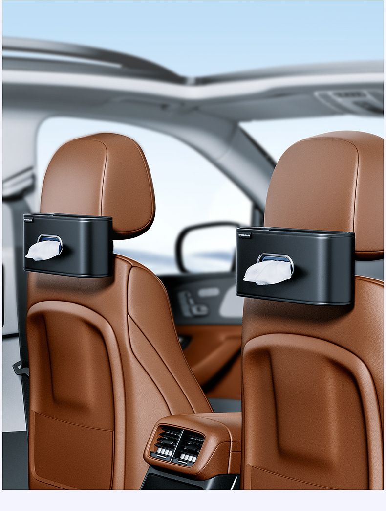 Car Tissue Box, Armrest Box, Multifunctional Sun Visor, Hanging High-End Cross-Border Best-Selling Car Supplies and Creative Products