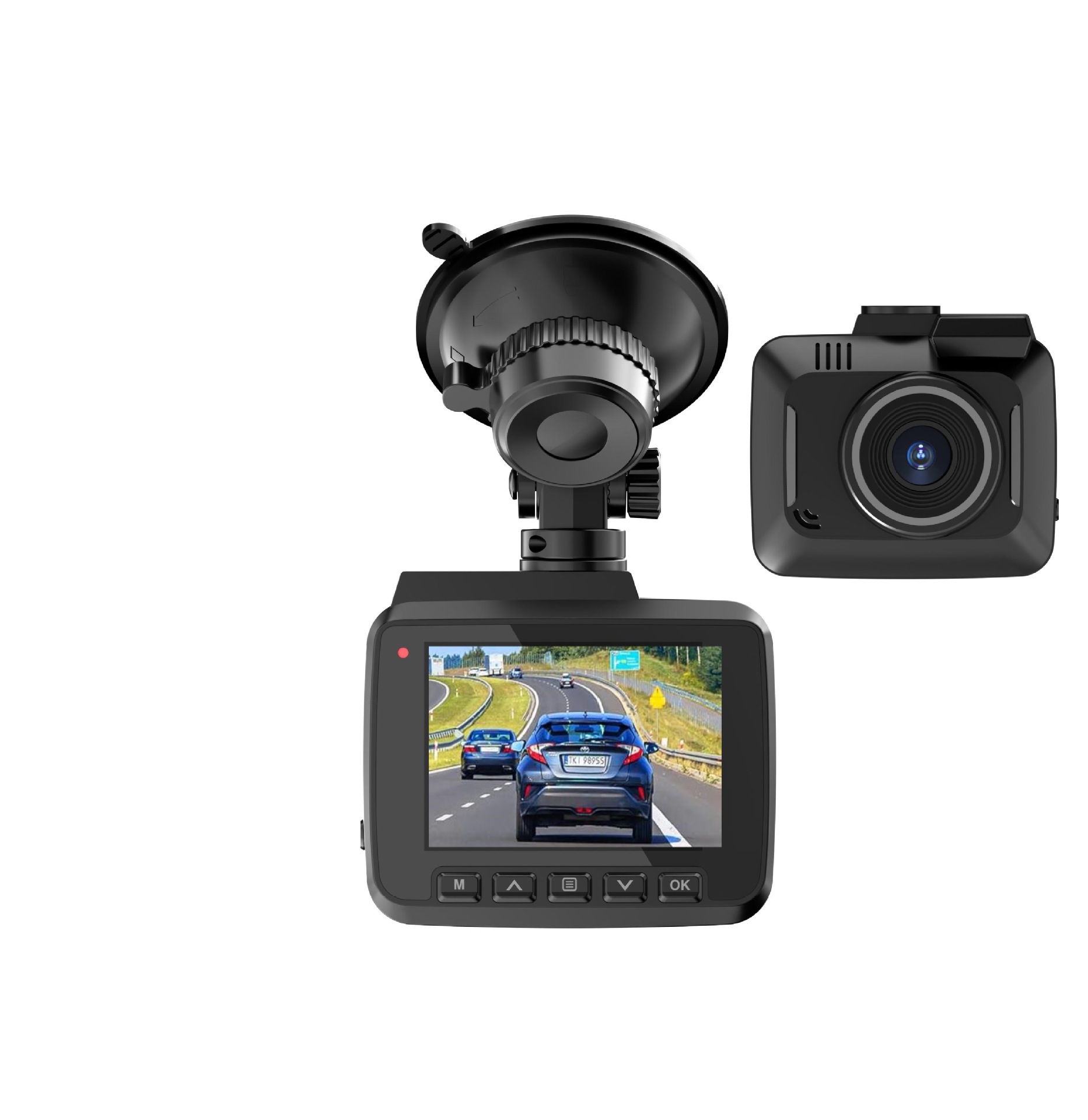 Cross-Border Driving Recorder Front and Rear Dual-Lens 4K High-Definition Wifi Interconnection Gps Driving Track Loop Recording