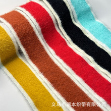 现货秋冬款仿貂毛双色织带diy蝴蝶结辅料服装鞋帽鲜花礼品装饰带