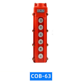 COB-63 rainproof driving control crane electric hoist up and down left and right front and rear 6 six button key switch