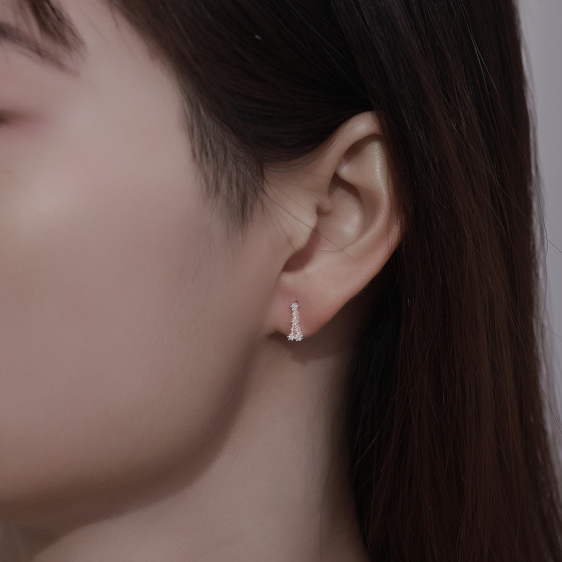 6g Weight Earrings Event & Party Supplies Rhinestones Inlay Material Ear Studs Classification 1 Pair Quantity Holiday Occasion 925 Sterling Silver Material Constellation Pattern Women'S Gender Fashion Style 1 Pair 925 Sterling Silver Rhinestones Constellation Ear Studs 4
