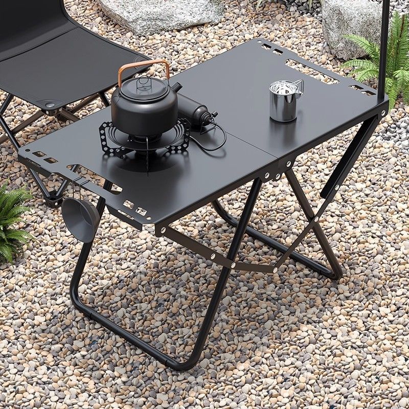 户外战术折叠桌一体露营便携野餐茶桌野炊打牌旅行桌户外庭院摆件