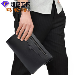 ビジネス通勤男性用ハンドバッグソフト牛革男性用財布多機能男性用ファッション本革ハンドバッグ卸売り