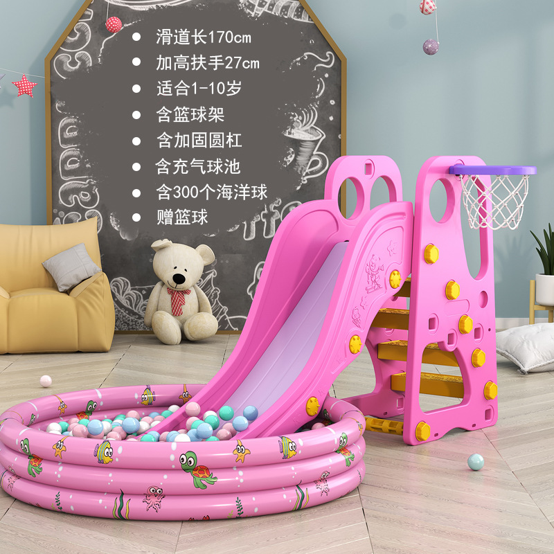 Juguetes de plástico engrosados para niños de 3 a 10 años pequeño hogar parque de atracciones interior hogar bebé bebé tobogán