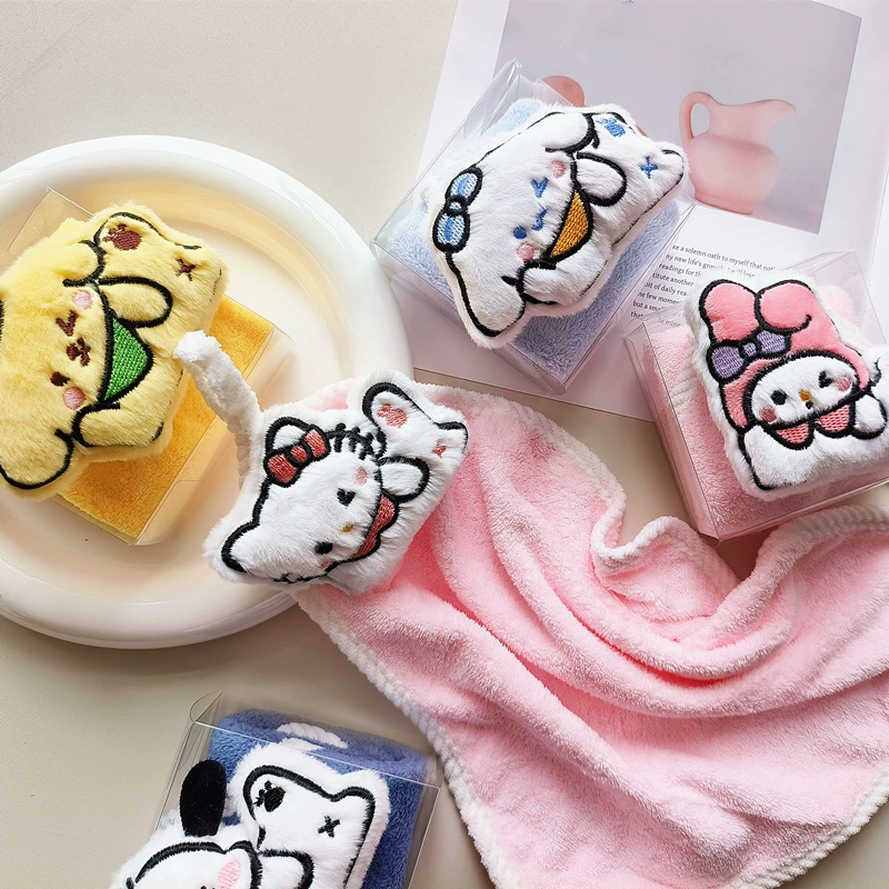 Оптовая продажа Sanrio KT полотенце свадебное подарочное полотенце детское полотенце Полнолуние полотенце для рук с подарком