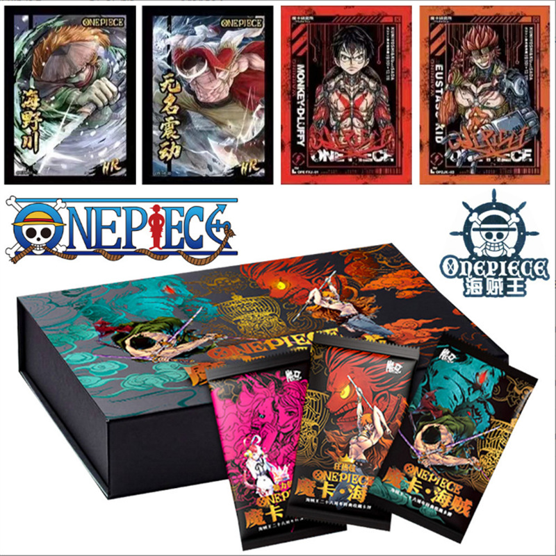 奇趣创想出品正版航海王和之国第一弹海贼王摩卡人物周边收藏卡牌