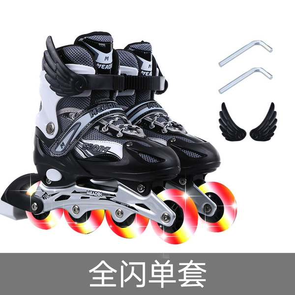 Black full flash shoes