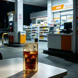 轻薄单层透明方形塑料杯 A5 扁平设计新款潮流便携学生杯