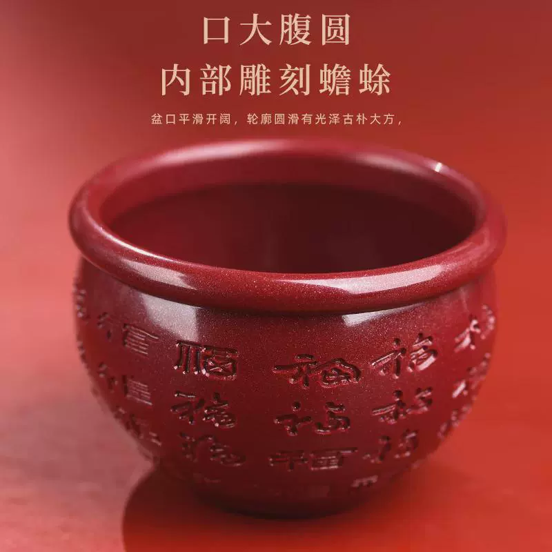 Подходит для декораций смерыца яшмового кераба Baifu, офисы, магазины, рисовый кувшин для привлечения богатства, гостиная, спальня, домохозяйство
