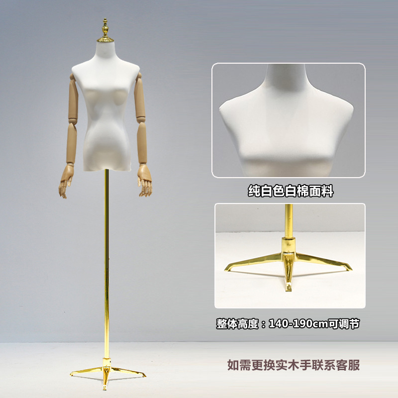 Triángulo de hierro dorado de mano de madera de algodón