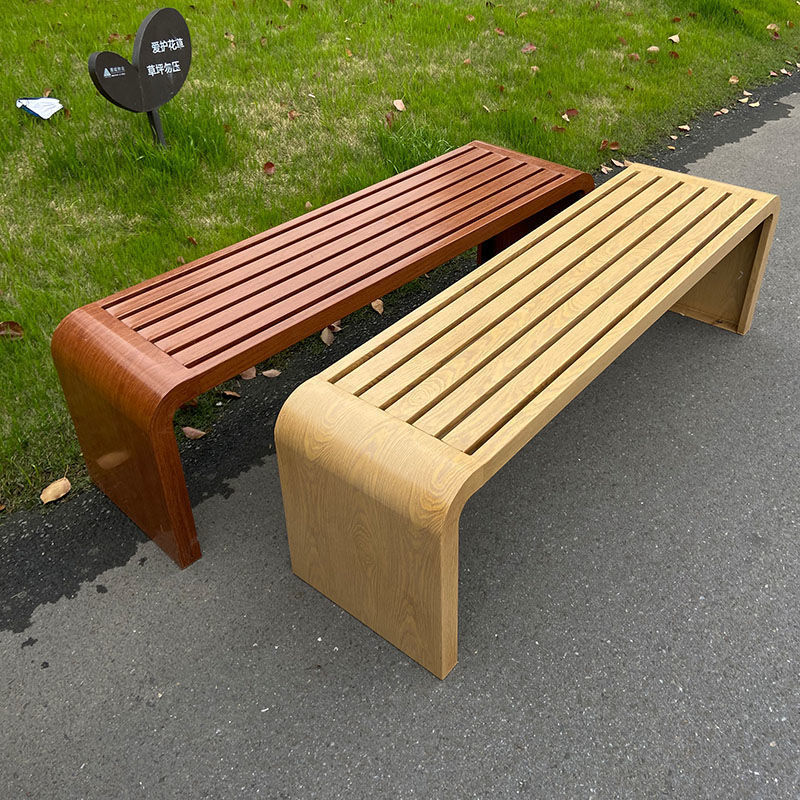 ステンレスの公園椅子の屋外のベンチは防腐して木のベンチを作ります。|undefined