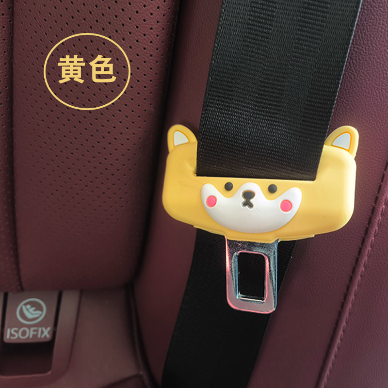 Funda Protectora para Anclaje de Cinturón de Seguridad de Silicona Antiarañazos para Auto