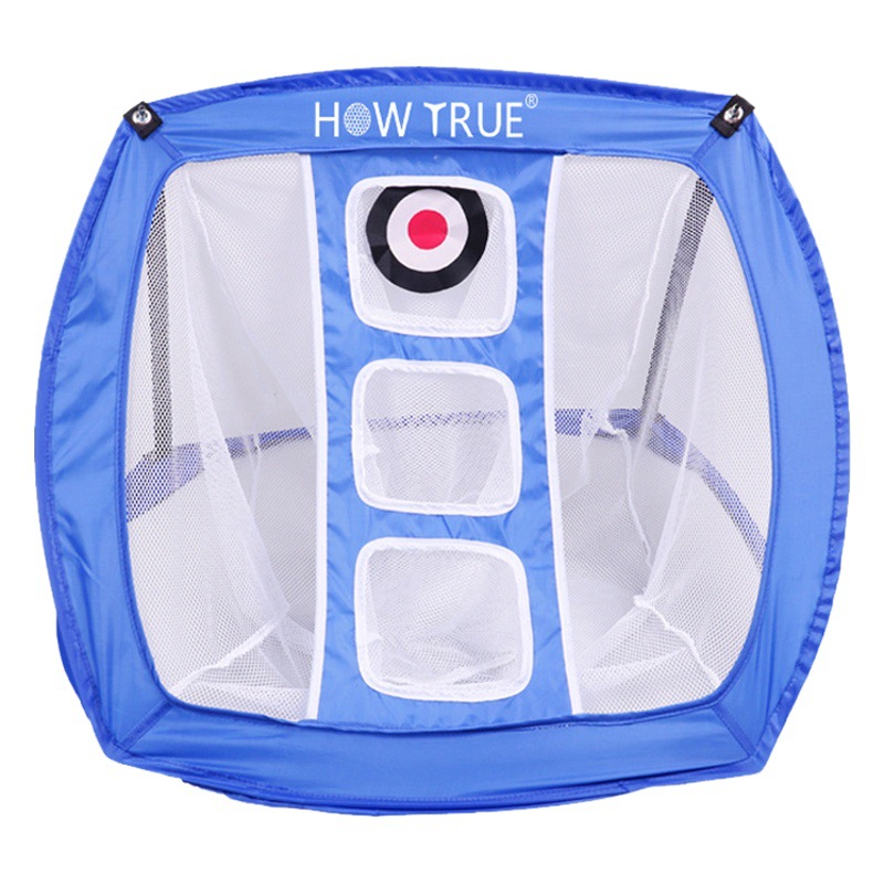 La práctica del golf neto de corte interior varilla neta práctica cuadrada neta plegable pelota neta de golf suministros de práctica de interior