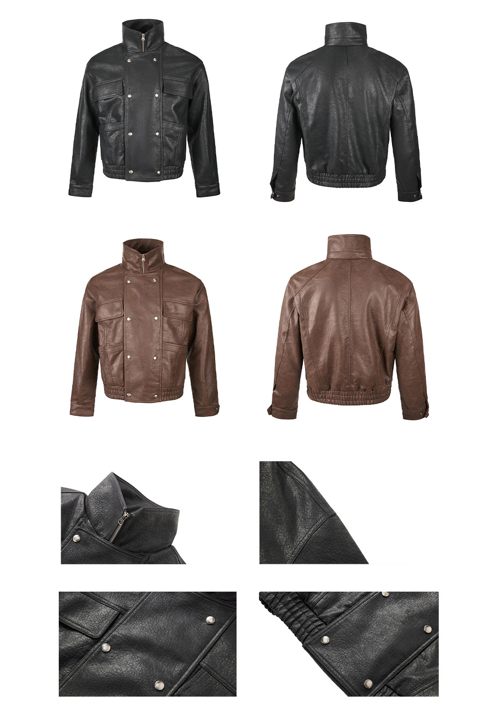 MADEEXTREME Moto Boxy PU Jacket