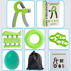 普通握力器五件套裝可調節健身器材手指握力器康復男女手腕訓練器