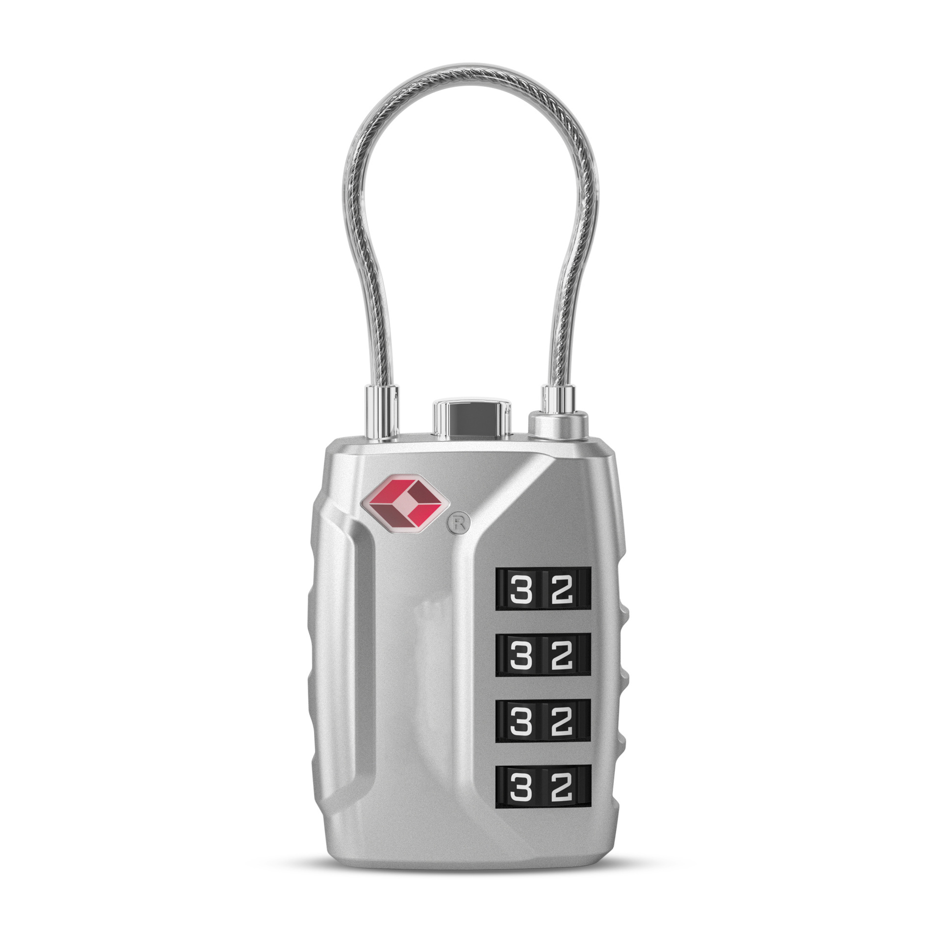 源工場は新型亜鉛合金ワイヤーロープTSA税関ロック旅行通関ロックバッグ三位パスワードTを生産している