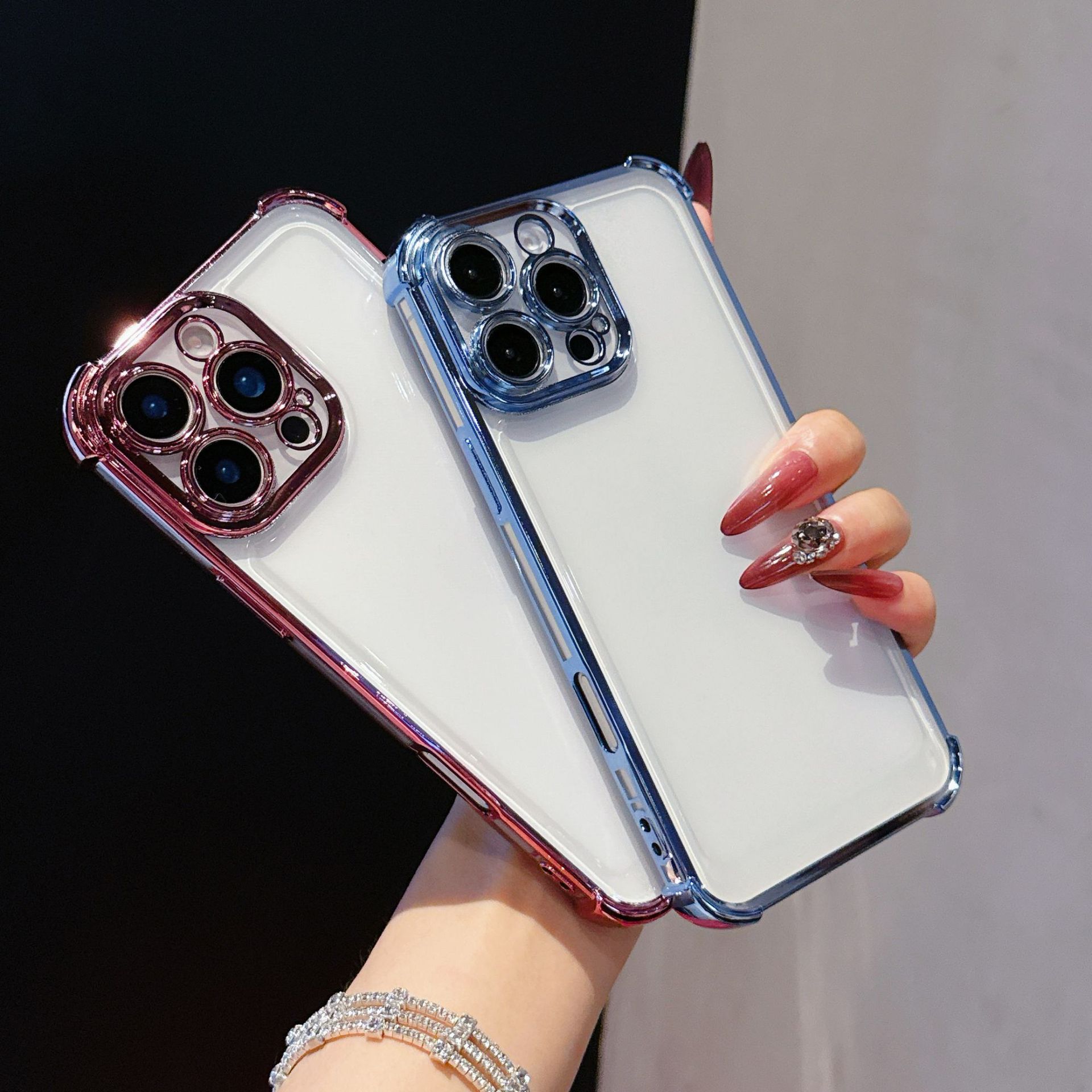 Suitable for Realme14 Mobile Phone Case C75 Protective Cover 12 All-Inclusive Anti-Fall 13 Transparent Airbag C53/55 Simple 8