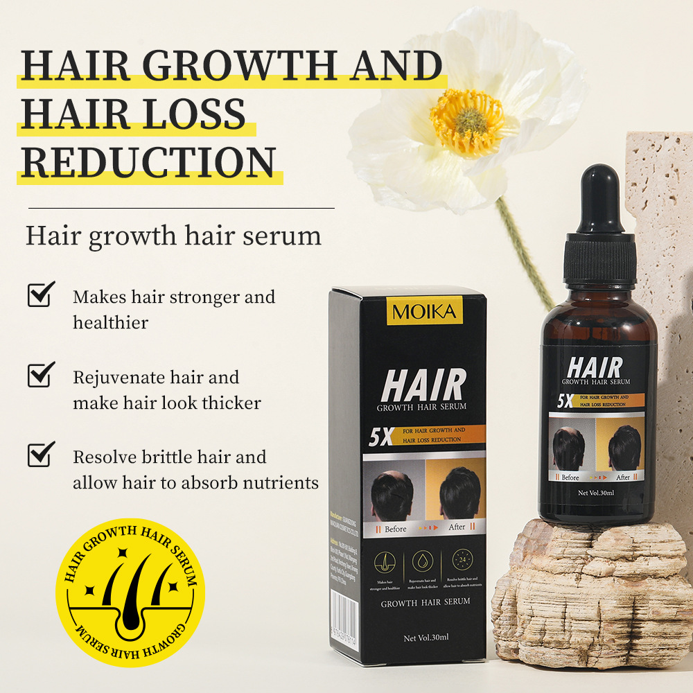 Export of MOIKA Full English Hair Growth Essence from Foreign Trade Source Factory, Cross-Border Hair Repair Essence