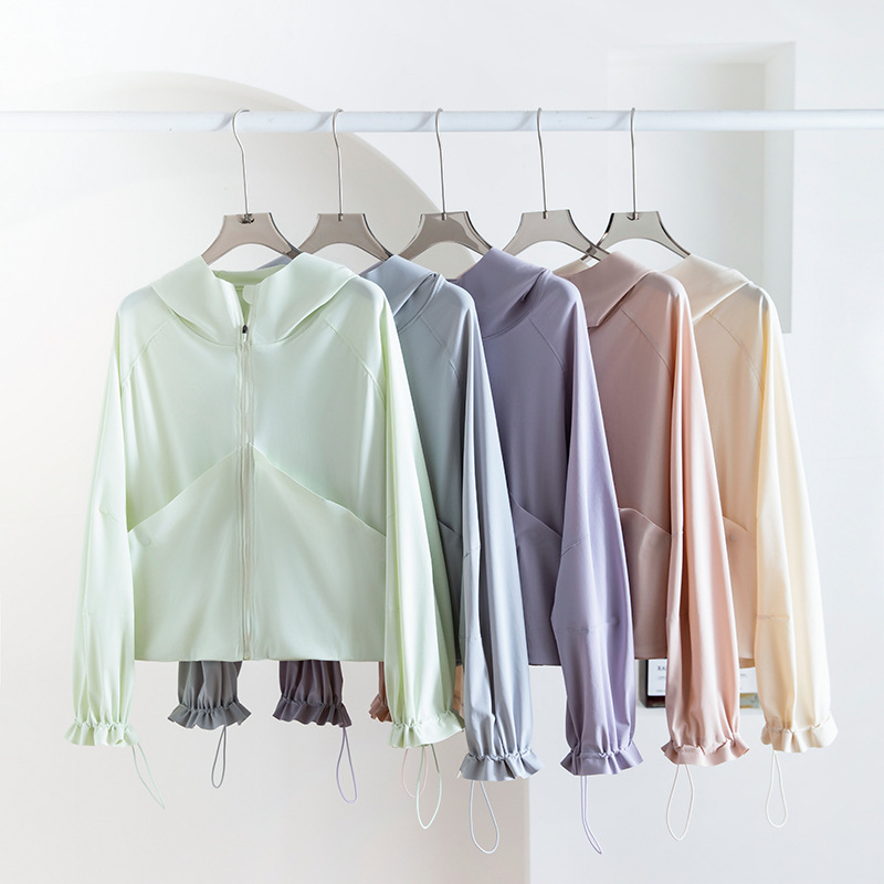 Nueva ropa de protección solar de alta calidad sin marcas confortable de verano para mujeres transpiración deportiva al aire libre anti-UV sombra solar