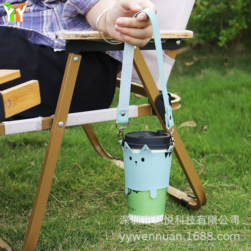Handheld removable small tea cup, anti-scald