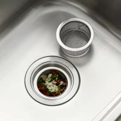 [Quality Assurance] Thickened Kitchen Sink Filter Mesh, Stainless Steel Sink Strainer, Sink Drain Net
