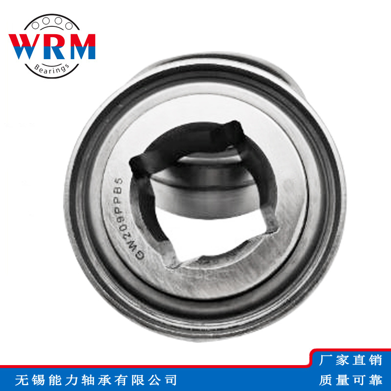 WRM农机轴承GW208PPB5农机方孔轴承